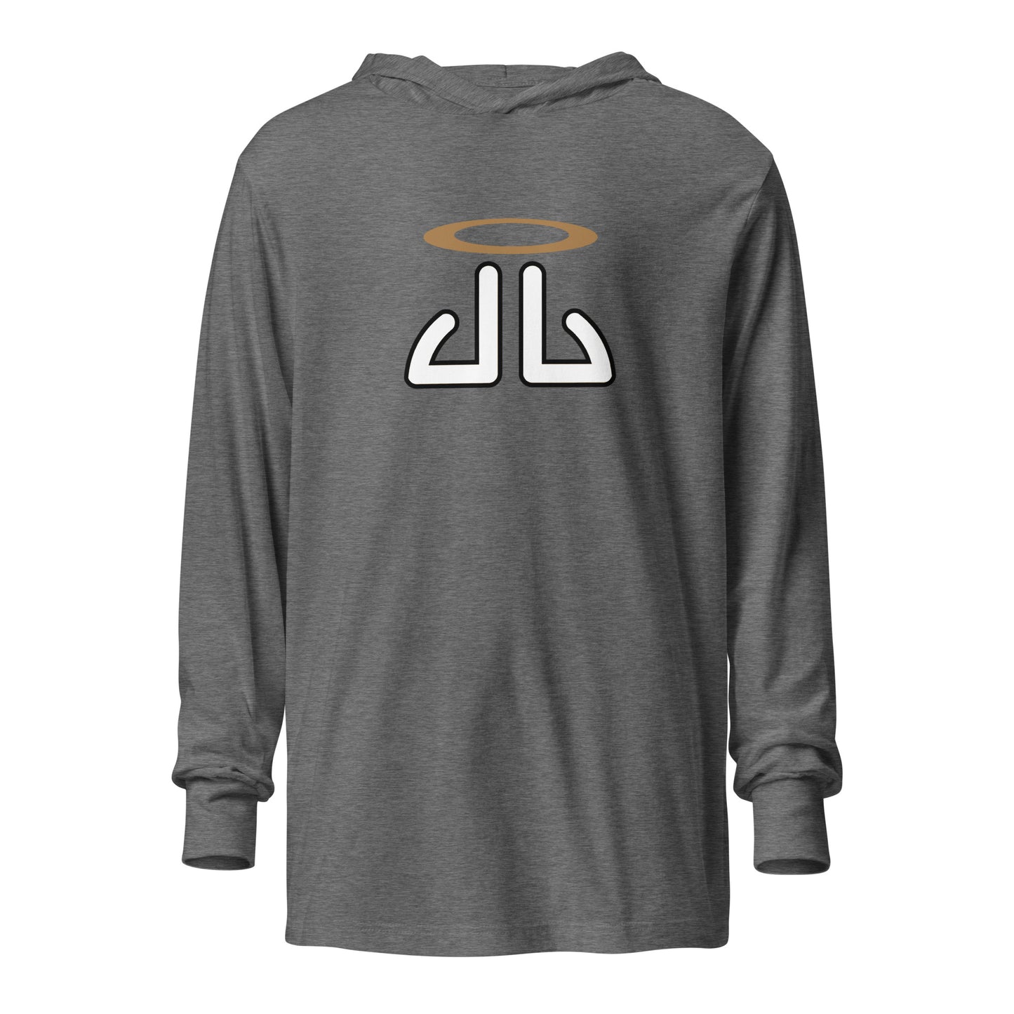 Hooded long-sleeve tee
