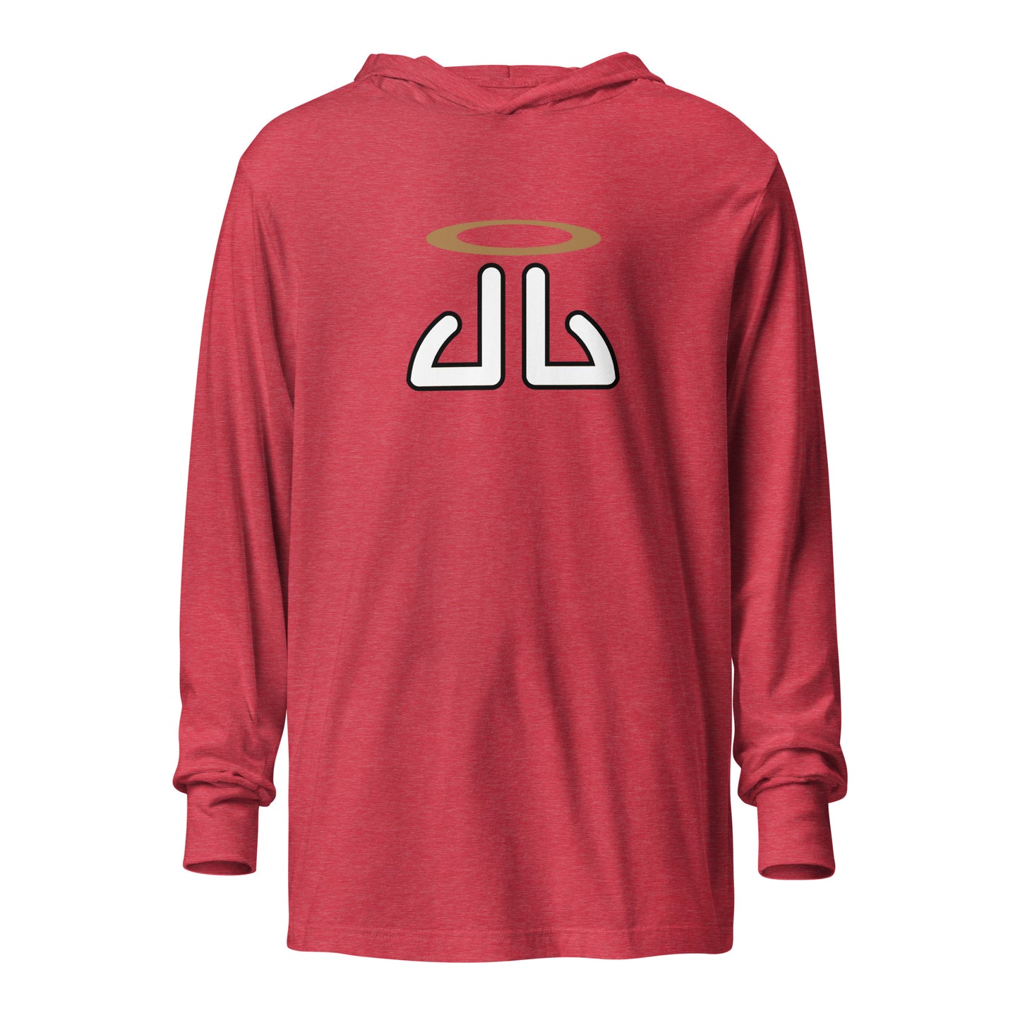 Hooded long-sleeve tee