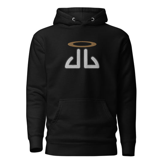 Big Logo Black Unisex Hoodie