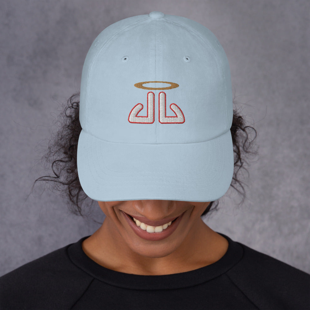 Dad hat red outline