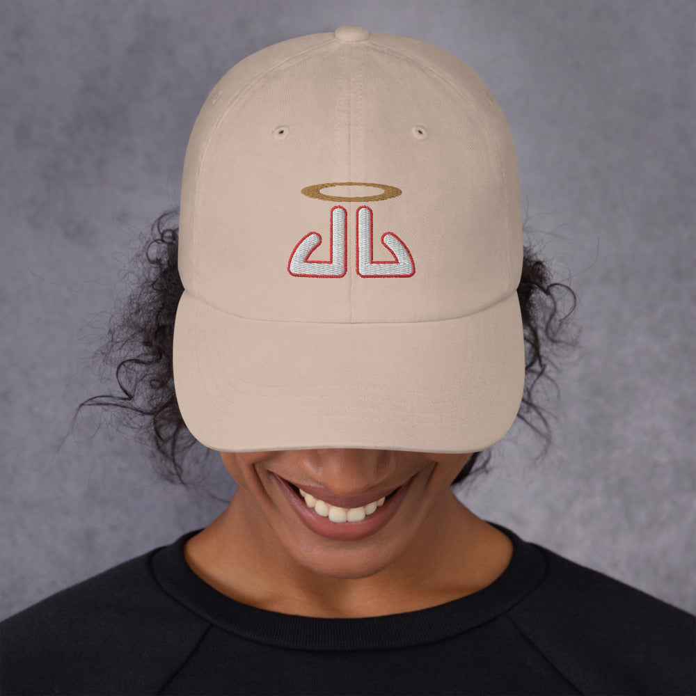 Dad hat red outline